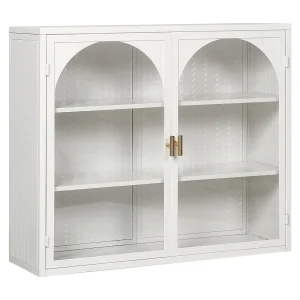 70cm glazen wandkast met twee deuren, geschikt voor entree, woonkamer, badkamer, geweven patroon, wit 70cm glazen wandkast met twee deuren, geschikt voor entree, woonkamer, badkamer, geweven patroon, wit
