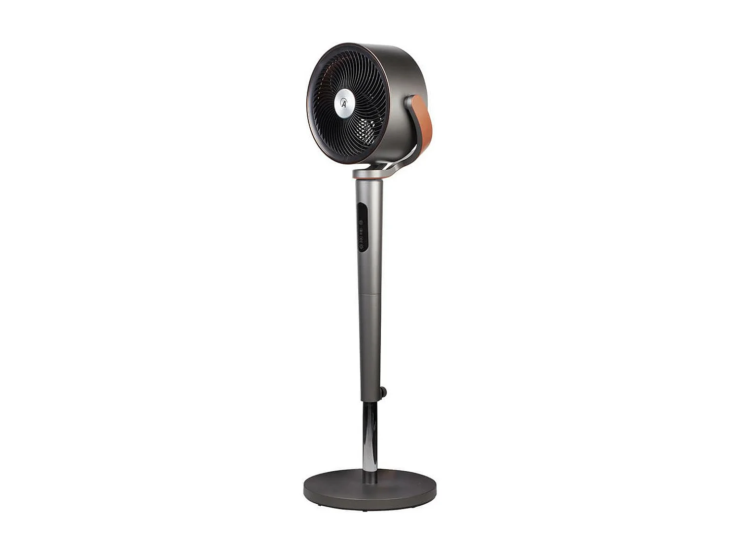Ardes AR5CIR02 Tafelventilator met afstandsbediening en sfeerverlichting, 12 snelheden, verstelbare hoogte, grijs