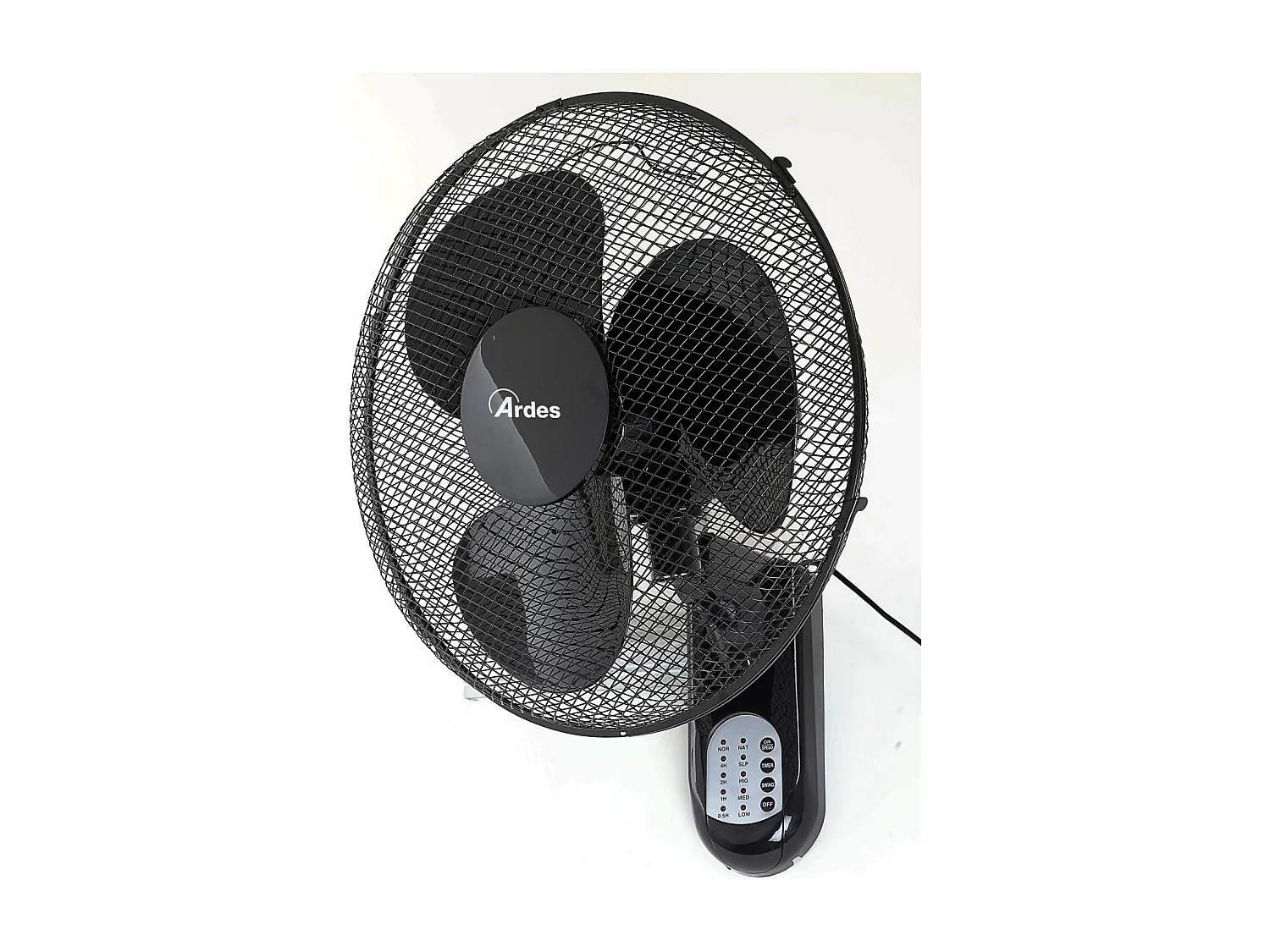 Ardes AR5W40R Tafelventilator met 59 dB Geluidsniveau, 50 W Stroomverbruik, Zwart/Grijs