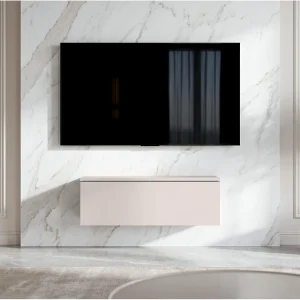 AX LIVING Barvo 100 cm TV-meubel Lowboard Beige Kasjmier Hangend AX LIVING Barvo 100 cm TV-meubel Lowboard Beige Kasjmier Hangend