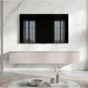 AX LIVING Barvo 2×100 cm TV-meubel Lowboard Beige Kasjmier Hangend AX LIVING Barvo 2×100 cm TV-meubel Lowboard Beige Kasjmier Hangend