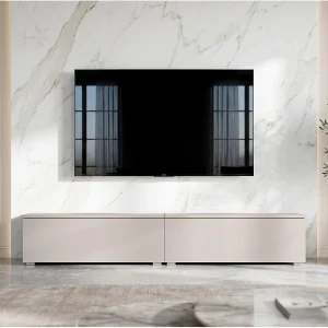 AX LIVING Barvo 2×100 cm TV-meubel Lowboard Beige Kasjmier Staand AX LIVING Barvo 2×100 cm TV-meubel Lowboard Beige Kasjmier Staand
