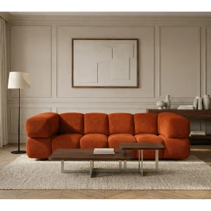 3-zitsbank, gestructureerde premiumstof Sonic, Koper, Averro 3-zitsbank, gestructureerde premiumstof Sonic, Koper, Averro