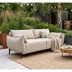 2-zitsbank voor terras en tuin, Sunlight-stof, ecru, SUNMEE 2-zitsbank voor terras en tuin, Sunlight-stof, ecru, SUNMEE