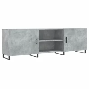 Astrid Helene Tv-meubel 150x30x50 cm bewerkt hout betongrijs Astrid Helene Tv-meubel 150x30x50 cm bewerkt hout betongrijs