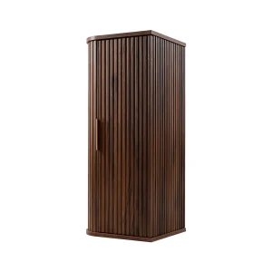 Badkamermeubel, wandmodel, walnoot eiken, 35,5 x 79 x 31,5 cm Badkamermeubel, wandmodel, walnoot eiken, 35,5 x 79 x 31,5 cm