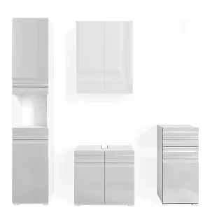 Badkamermeubel set wit hoogglans 56x34x60 fredd