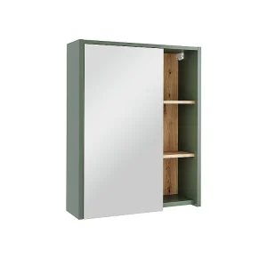 Badkamerspiegelkast groen/kunstzinnig 60x18x75 viola Badkamerspiegelkast groen/kunstzinnig 60x18x75 viola