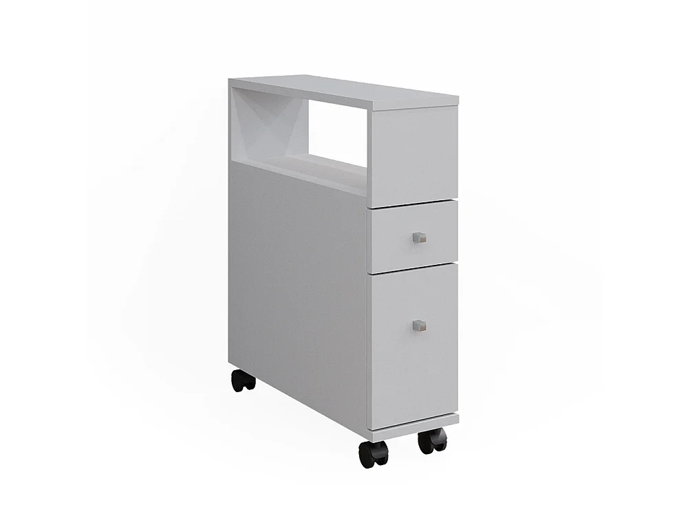 Badkamerkast wit 17.6x52.8x61.6 fynn