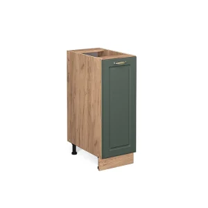 Apotheekkast groen-goud landhuis 30×51.6×82 fame-line