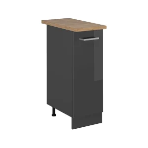 Apotheekkast antraciet hoogglans 30x60x81.6 r-line