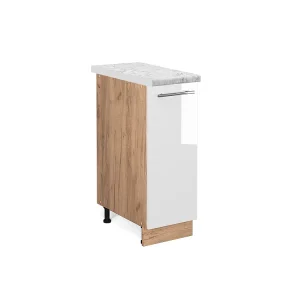 Apotheekkast wit hoogglans 30x60x82 fame-line
