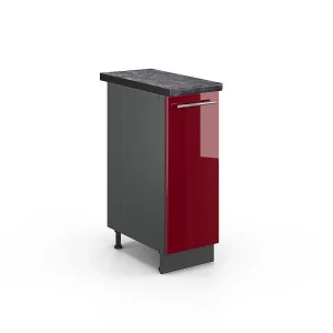 Apotheekkast bordeauxrode hoogglans 30x60x82 fame-line Apotheekkast bordeauxrode hoogglans 30x60x82 fame-line