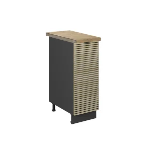 Apotheekkast eiken paneel 30x60x82 fame-line