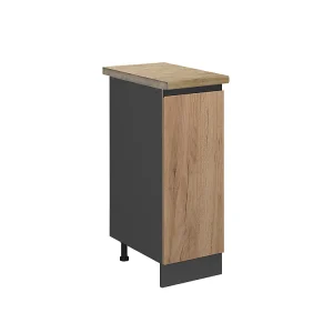 Apotheekkast krachtige eik goud 30x60x81.6 r-line