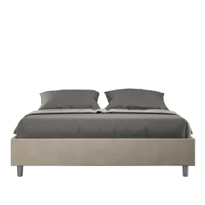 Gestoffeerd Bed 160×200 zonder lattenbodem microvezel zand Azelia Gestoffeerd Bed 160×200 zonder lattenbodem microvezel zand Azelia