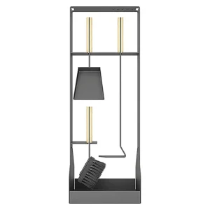 3-delige haardgereedschapset van staal en hout – Set 5 SL 3-delige haardgereedschapset van staal en hout – Set 5 SL