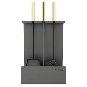 3-delige haardgereedschapset van staal en hout – 4L set 3-delige haardgereedschapset van staal en hout – 4L set