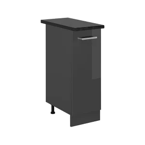 Apotheekkast antraciet hoogglans 30x60x81.6 r-line