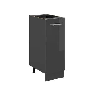 Apotheekkast antraciet hoogglans 30x46x81.6 r-line