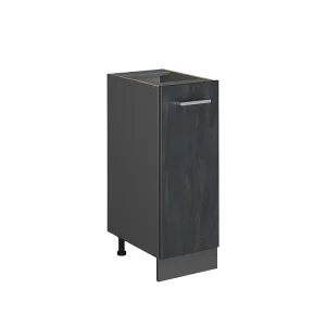 Apotheekkast zwart beton 30x46x81.6 r-line Apotheekkast zwart beton 30x46x81.6 r-line