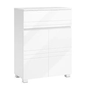 Badkamerkast 60x30x80 cm wit