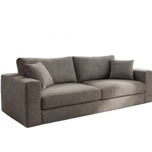 Bank – Taupe Plat geweven stof – AMINA Bank – Taupe Plat geweven stof – AMINA