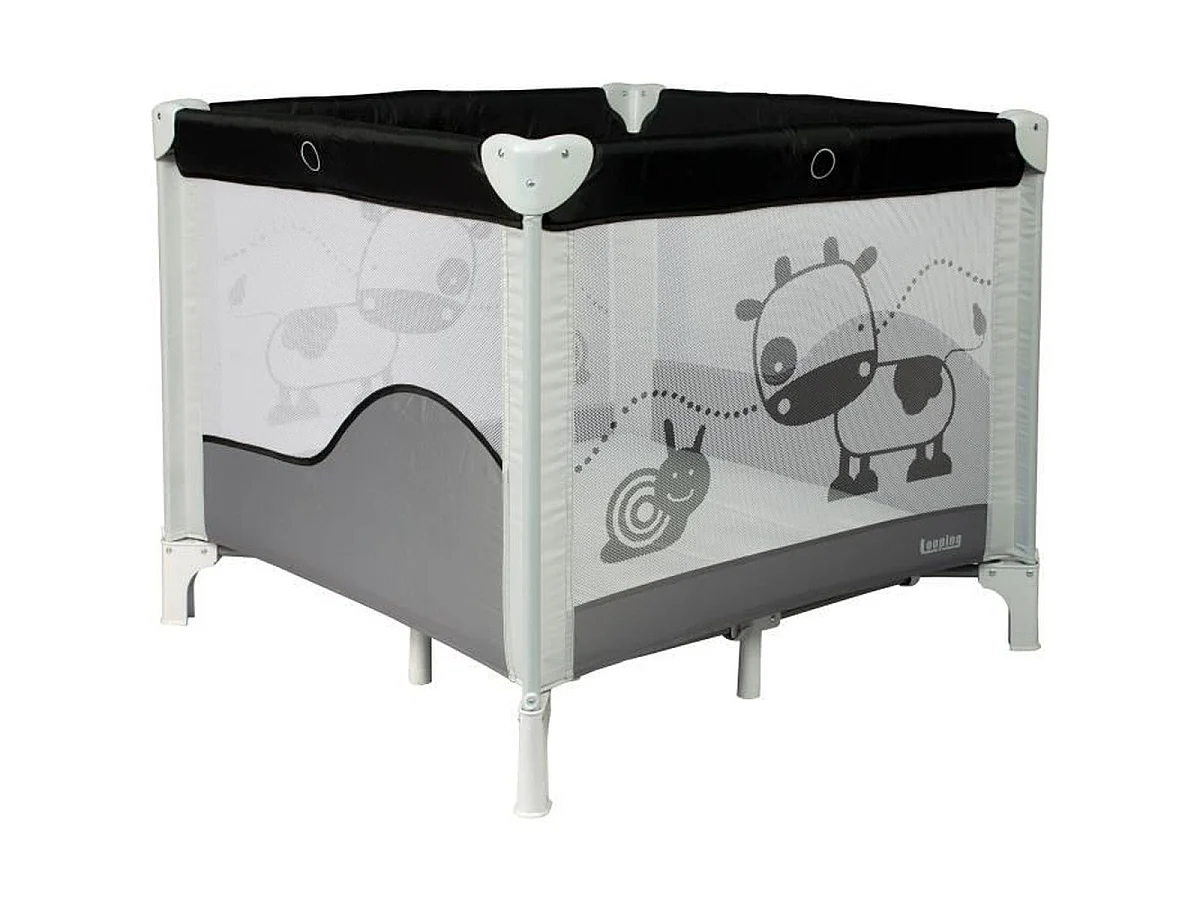 BAMBISOL Opvouwbare Baby Box 90 x 90 cm met Verhoger en Draagtas