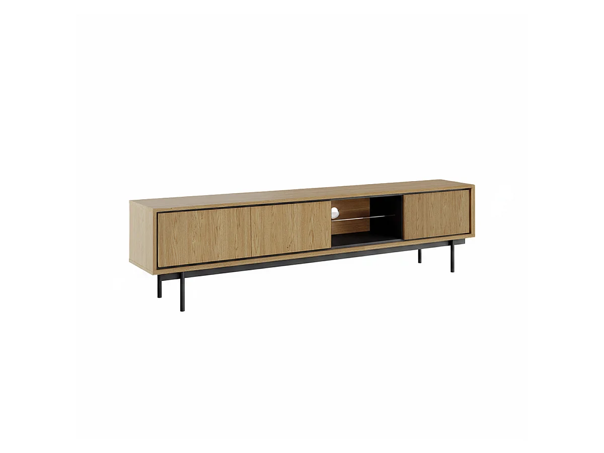 TV-meubel 3 deuren 200 cm Vidia Hout