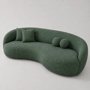 Bank ZARA Demi-Lune Vert Cèdre 250cm Bank ZARA Demi-Lune Vert Cèdre 250cm