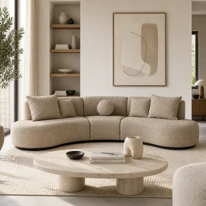 Bank ONDA incurvé Kleur Sable Nomade Bank ONDA incurvé Kleur Sable Nomade