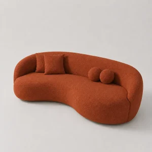Bank ZARA Demi-Lune Terracotta 230cm Bank ZARA Demi-Lune Terracotta 230cm
