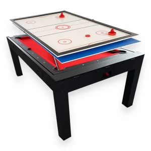 7 FT Red Air Hockey Multi-Game Biljarttafel + Tennistafel + Tafelblad – Rocket 7 FT Red Air Hockey Multi-Game Biljarttafel + Tennistafel + Tafelblad – Rocket