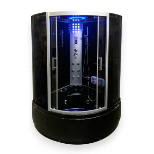 Baignoire-Douche hydromassagehoek Chromotherapie 130 x 130 cm – Ivory Baignoire-Douche hydromassagehoek Chromotherapie 130 x 130 cm – Ivory
