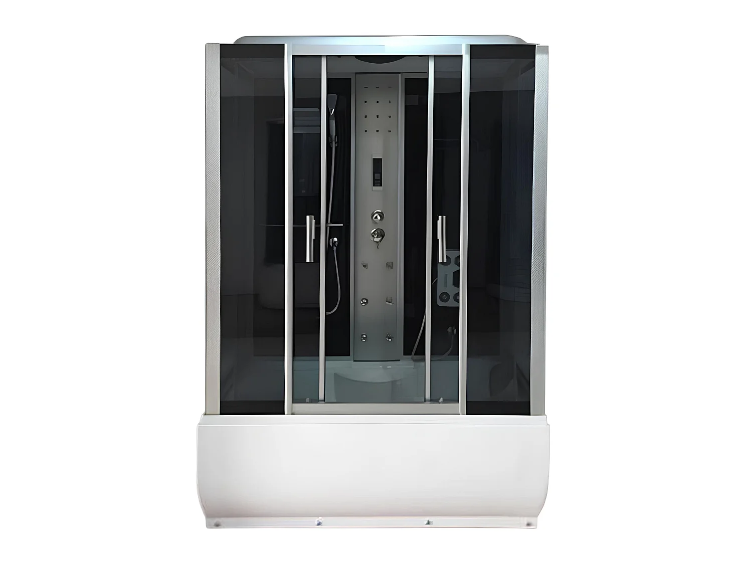 Baignoire-Douche hydromassagehoek 150 x 83 cm - Blossom