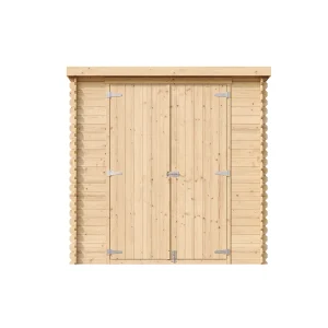 Abri de Jardin en Bois avec sol traité – 142x204xH206 cm / 2.22 m² – M311C1+M311G Abri de Jardin en Bois avec sol traité – 142x204xH206 cm / 2.22 m² – M311C1+M311G