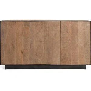 3-deurs dressoir van mangohout, 150 cm