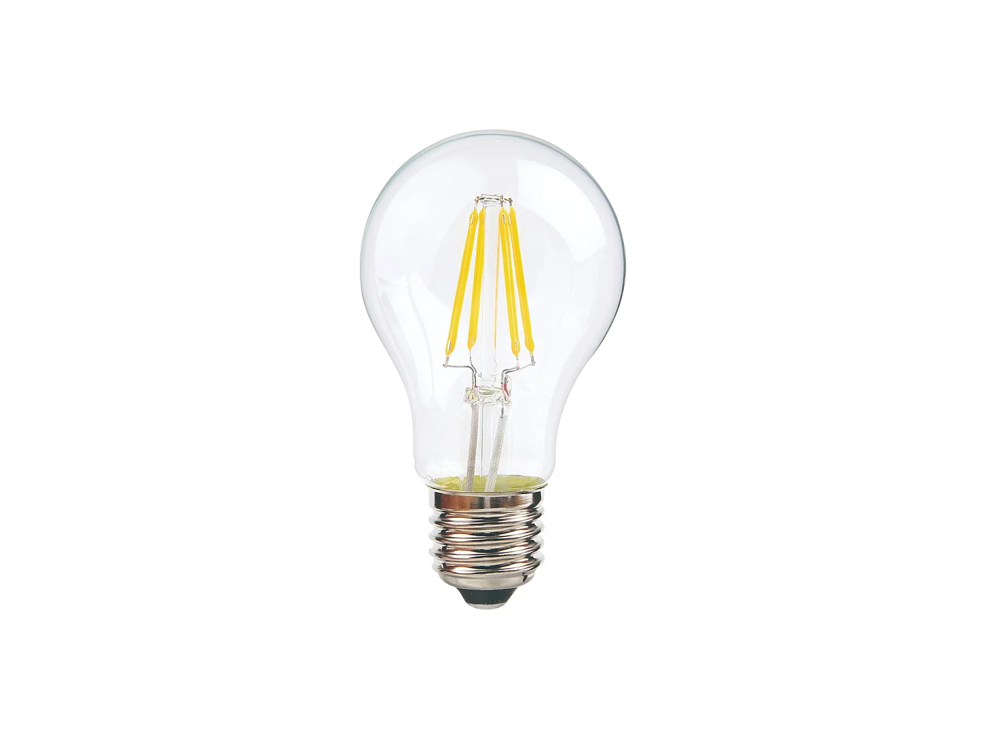 Alcapower A60 E27 8W LED Filament Lamp 1060lm 3000K Warm Licht Transparant Glas Klasse E - Hoge Lichtefficiëntie voor Verlichting