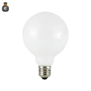Alcapower LED-lamp Globo G95 ClassicLED Wit Glas 10W E27 1400lm 4000K Daglicht 360° – Energie-efficiëntieklasse D Hoge Prestaties Alcapower LED-lamp Globo G95 ClassicLED Wit Glas 10W E27 1400lm 4000K Daglicht 360° – Energie-efficiëntieklasse D Hoge Prestaties