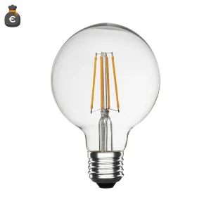 Alcapower LED Globe G95 Gloeidraad Transparant 12W 1850lm E27 Koud Licht 6000K, Hoge Energie-efficiëntie, Levensduur 25000 Uur, Klasse D Alcapower LED Globe G95 Gloeidraad Transparant 12W 1850lm E27 Koud Licht 6000K, Hoge Energie-efficiëntie, Levensduur 25000 Uur, Klasse D