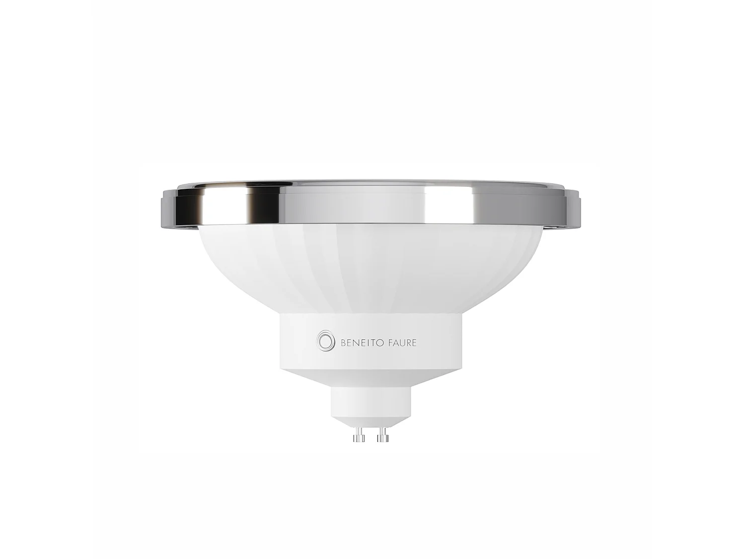 AR111 Dichroïsche LED-lamp 15W GU10 15 graden 3000K 1100 lumen warm wit licht chroom afwerking - Beneito & Faure Professional Lighting