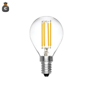 Alcapower LED Gloeilamp Filament G45 Minisfeer E14 6W 810lm 3000K Warm Licht Transparant, Energieklasse D, Lange Levensduur 25000 Lichturen Alcapower LED Gloeilamp Filament G45 Minisfeer E14 6W 810lm 3000K Warm Licht Transparant, Energieklasse D, Lange Levensduur 25000 Lichturen