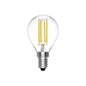 Alcapower G45 LED-gloeilamp Minisfeer E14 6W 810lm 4000K Natuurlijk Licht Transparant, Energie-efficiëntieklasse D, 25.000 uur levensduur Alcapower G45 LED-gloeilamp Minisfeer E14 6W 810lm 4000K Natuurlijk Licht Transparant, Energie-efficiëntieklasse D, 25.000 uur levensduur