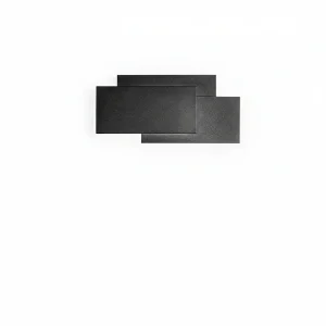 36W 2880Lm 3000K LED-wandlamp, 6750-serie, zwart aluminium, modern en geometrisch ontwerp voor binnenverlichting – Perenz