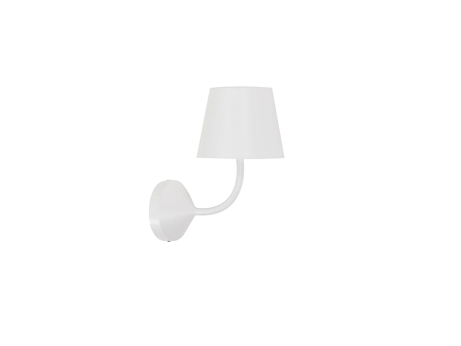 Ai Lati Poldina wandlamp 230V LED 5,4W 2700K 446lm IP54, wit gelakte gegoten aluminium structuur, modern minimalistisch design