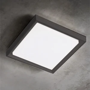 Alu wand- en plafondlamp van gegoten aluminium, donkergrijs, 30W LED 3000K IP54, modern en veelzijdig ontwerp voor binnen- en buitenomgevingen. Alu wand- en plafondlamp van gegoten aluminium, donkergrijs, 30W LED 3000K IP54, modern en veelzijdig ontwerp voor binnen- en buitenomgevingen.