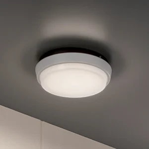 Aluminium LED wand- of plafondlamp 10W 3000K IP54 Rond Diameter 17,5cm Matwit – Designverlichting voor binnen en buiten Aluminium LED wand- of plafondlamp 10W 3000K IP54 Rond Diameter 17,5cm Matwit – Designverlichting voor binnen en buiten