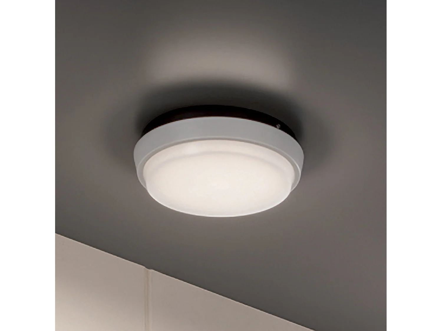 Aluminium LED wand- of plafondlamp 10W 3000K IP54 Rond Diameter 17,5cm Matwit - Designverlichting voor binnen en buiten