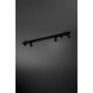 5-lichts spot uit de serie 10S48177 in gepoedercoat aluminium, matzwart, verstelbaar, 5xGU10 fitting, max. 50W, 120 cm – Perenz 5-lichts spot uit de serie 10S48177 in gepoedercoat aluminium, matzwart, verstelbaar, 5xGU10 fitting, max. 50W, 120 cm – Perenz