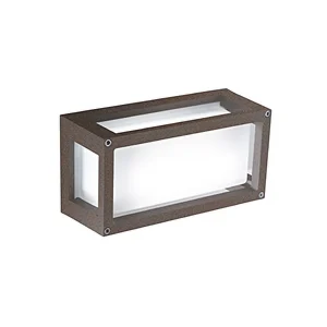 10W IP54 LED wand- en plafondlamp in gecoat aluminium, warm licht 3000K, modern en robuust ontwerp voor binnen- en buitenomgevingen.